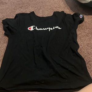 Women’s champion black t shirt